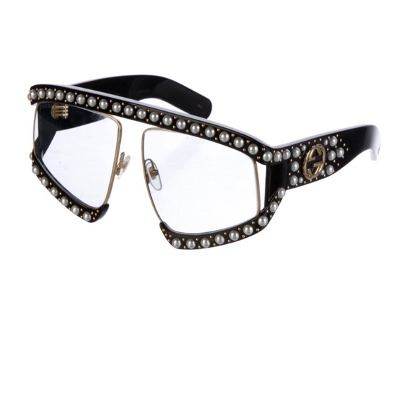 Gucci Hollywood Forever Faux Pearl Sunglasses - Picture 4 of 6